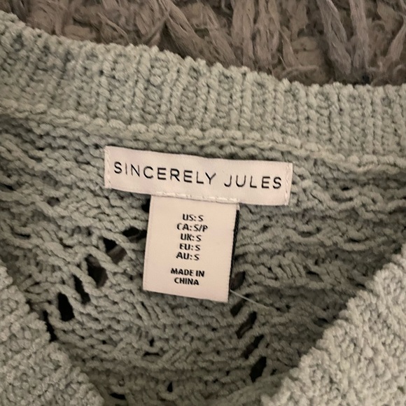 Teal Womens Sweater Small - Picture 2 of 2